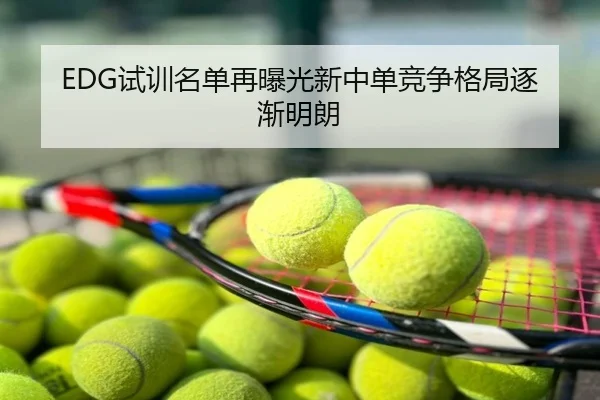 EDG试训名单再曝光新中单竞争格局逐渐明朗